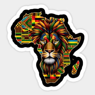 African Lion Sticker